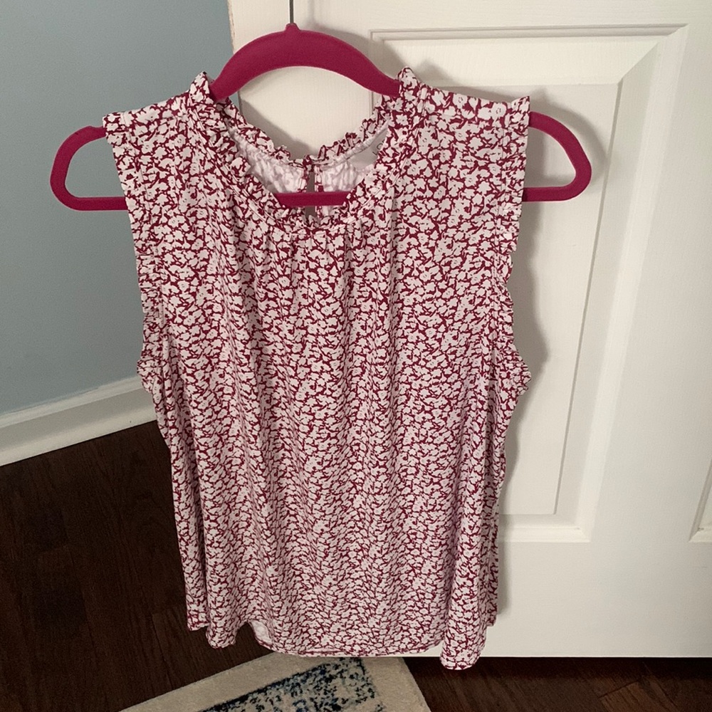 LOFT XL Floral Shell Top